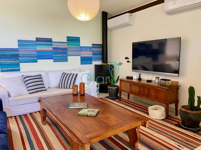 Casa fora de condomínio, pé na areia, para até 9 pessoas