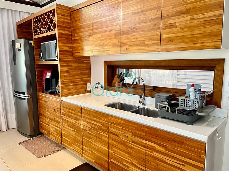 Casa fora de condomínio, pé na areia, para até 9 pessoas