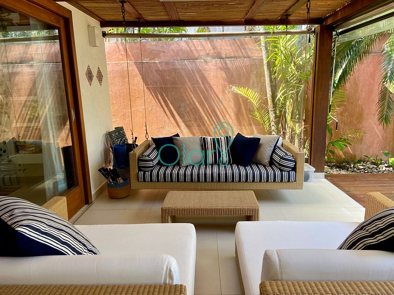 Casa fora de condomínio, pé na areia, para até 9 pessoas