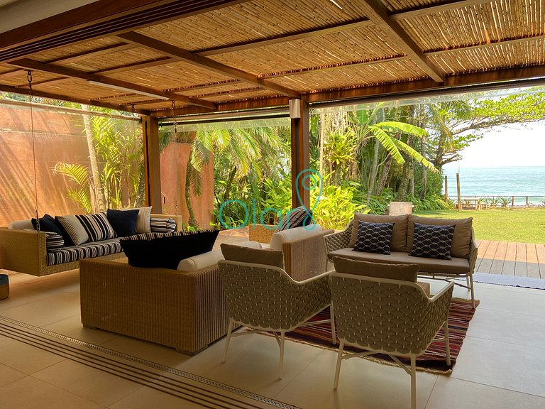 Casa fora de condomínio, pé na areia, para até 9 pessoas