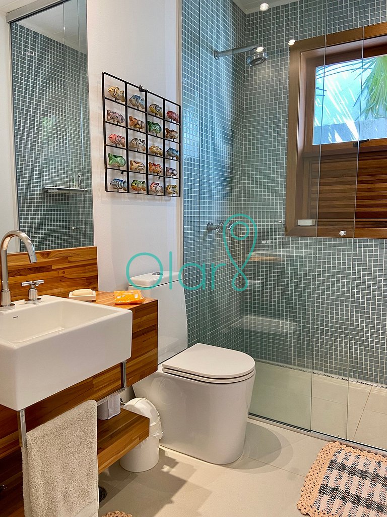 Casa fora de condomínio, pé na areia, para até 9 pessoas