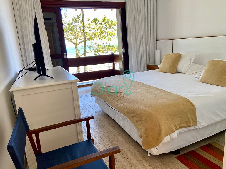 Casa em condomínio com 5 suítes, pé-na-areia, em Juquehy