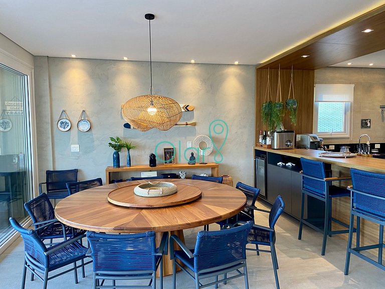 Casa em condomínio pé na areia, piscina privativa, com 4 suí