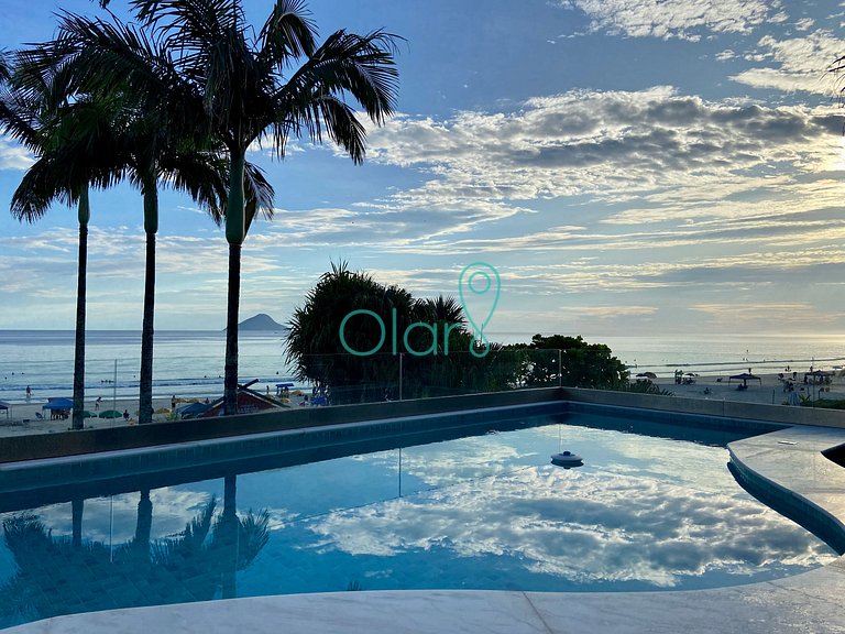 Casa em condomínio pé na areia, piscina privativa, com 4 suí