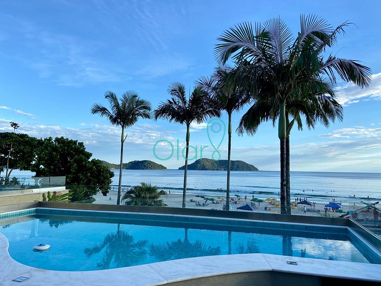 Casa em condomínio pé na areia, piscina privativa, com 4 suí