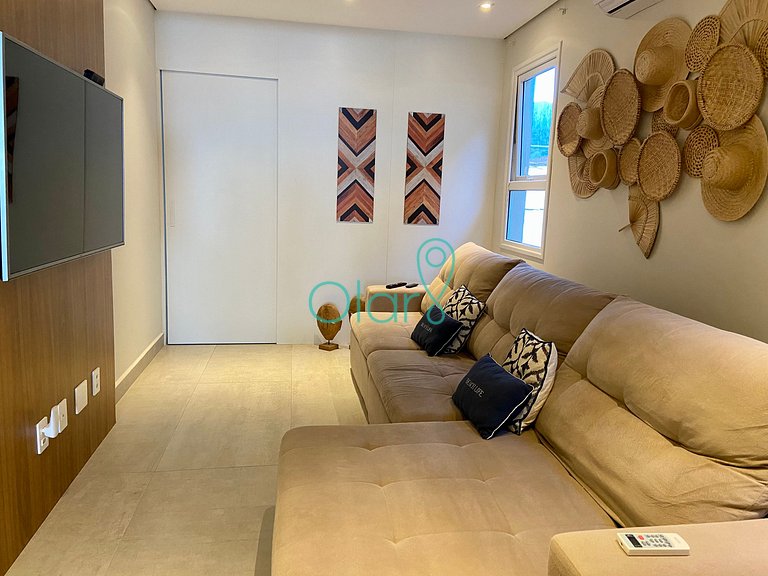 Casa em condomínio pé na areia, piscina privativa, com 4 suí