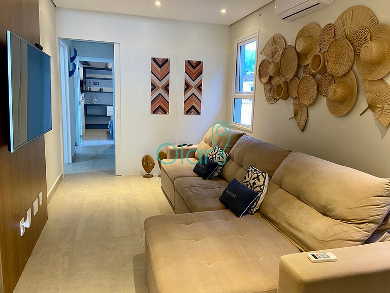 Casa em condomínio pé na areia, piscina privativa, com 4 suí