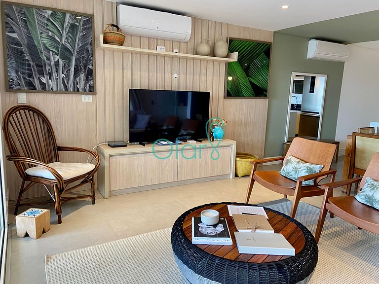 Casa pé na areia em condomínio com 4 suítes e piscina privat