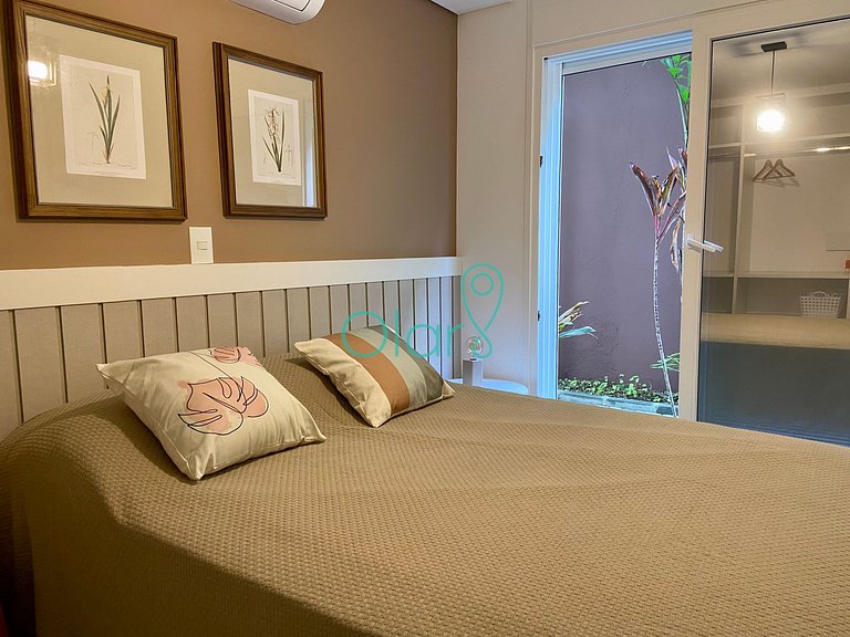 Casa pé na areia em condomínio com 4 suítes e piscina privat