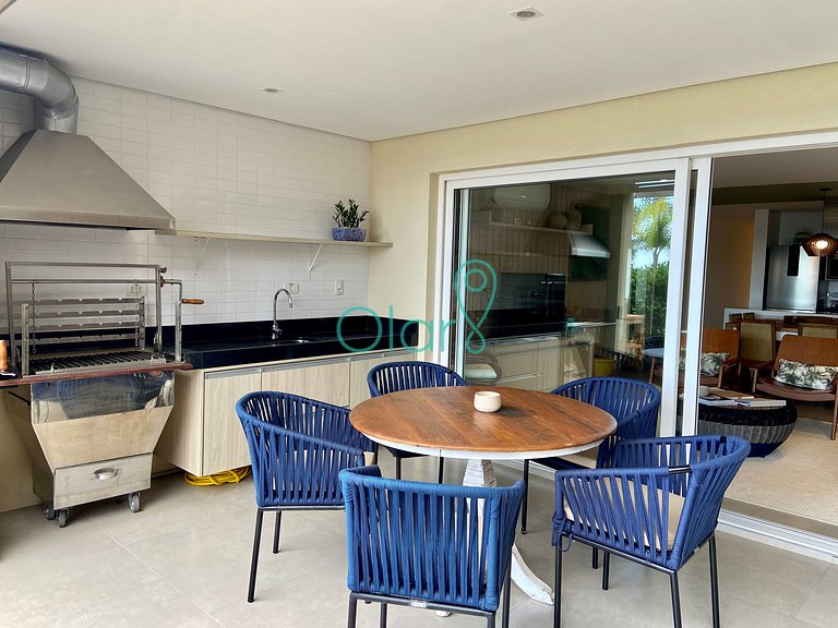 Casa pé na areia em condomínio com 4 suítes e piscina privat