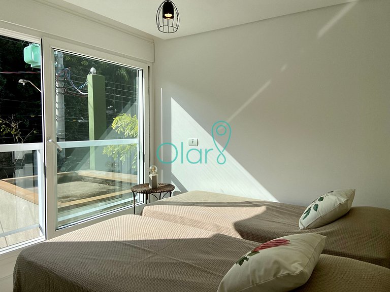 Casa pé na areia em condomínio com 4 suítes e piscina privat