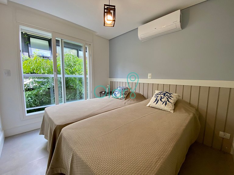 Casa pé na areia em condomínio com 4 suítes e piscina privat