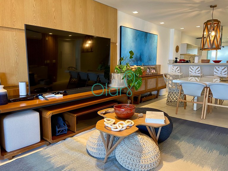 Casa pé na areia em condomínio, piscina privativa aquecida,