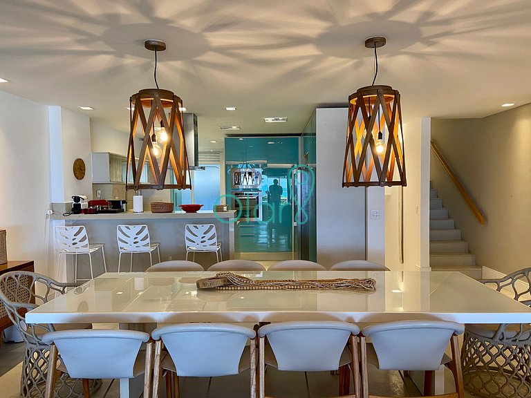 Casa pé na areia em condomínio, piscina privativa aquecida,