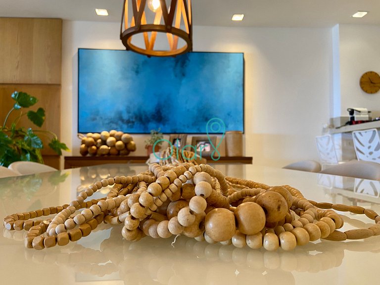 Casa pé na areia em condomínio, piscina privativa aquecida,