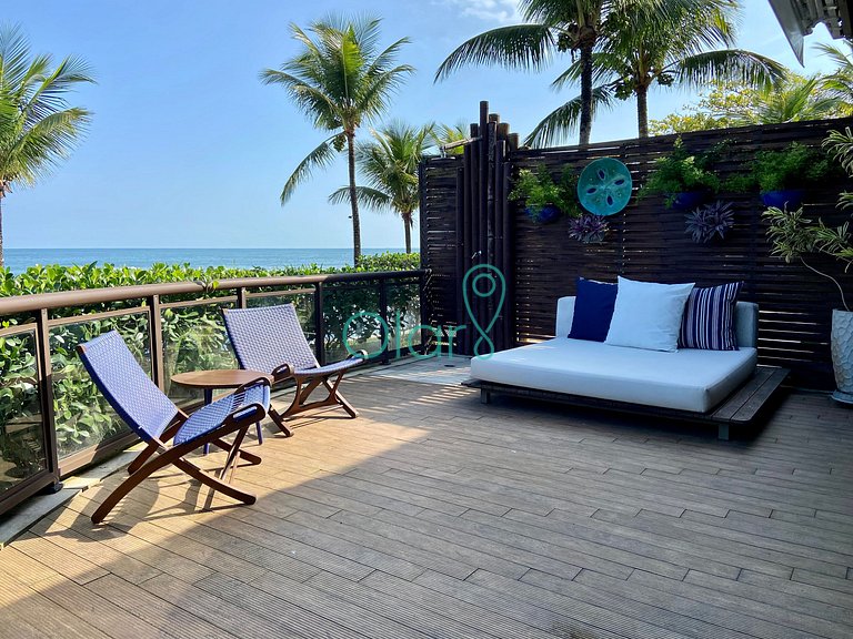 Casa pé na areia em condomínio, piscina privativa aquecida,