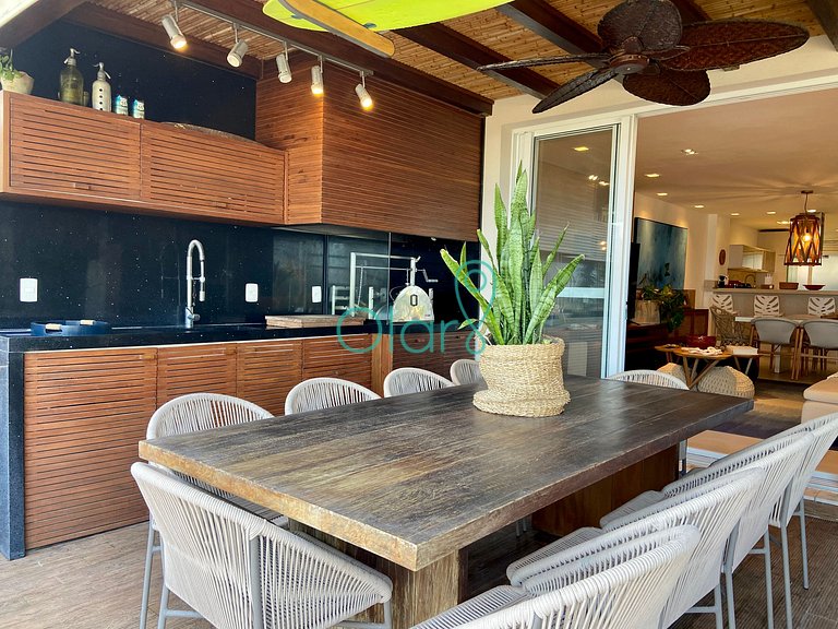 Casa pé na areia em condomínio, piscina privativa aquecida,