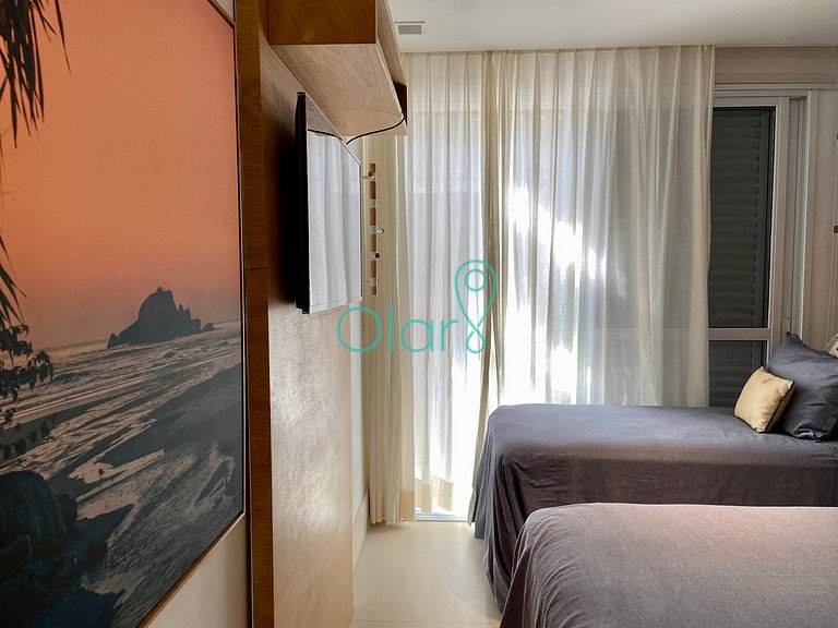 Casa pé na areia em condomínio, piscina privativa aquecida,