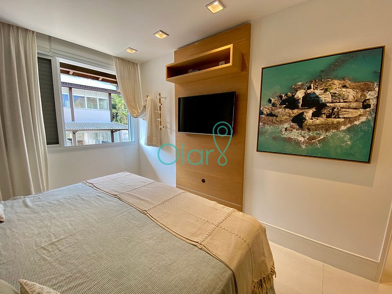 Casa pé na areia em condomínio, piscina privativa aquecida,