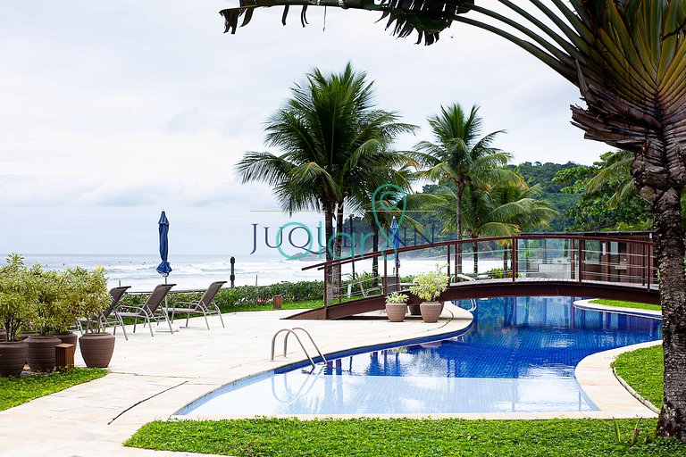 Casa pé na areia em condomínio, piscina privativa aquecida,