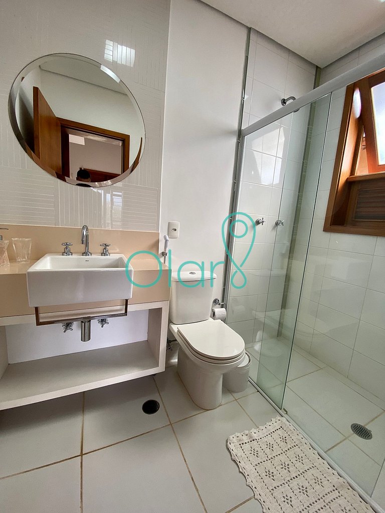 Casa pé na areia em condomínio com 4 suítes na Barra do Una