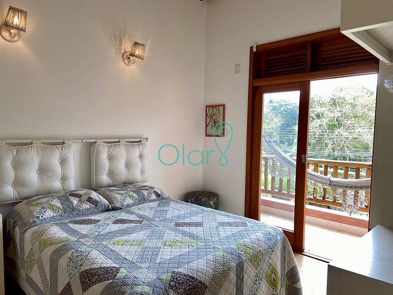 Casa pé na areia em condomínio com 4 suítes na Barra do Una