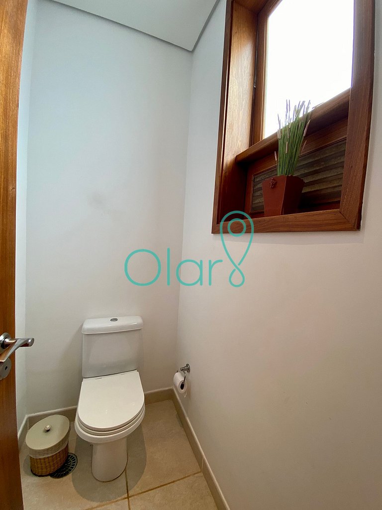 Casa pé na areia em condomínio com 4 suítes na Barra do Una