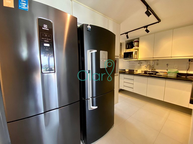 Casa de condomínio com 4 suítes à beira mar com vista panorâ