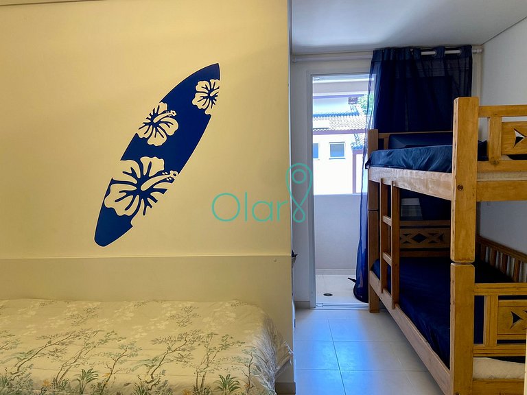 Casa de condomínio com 4 suítes à beira mar com vista panorâ