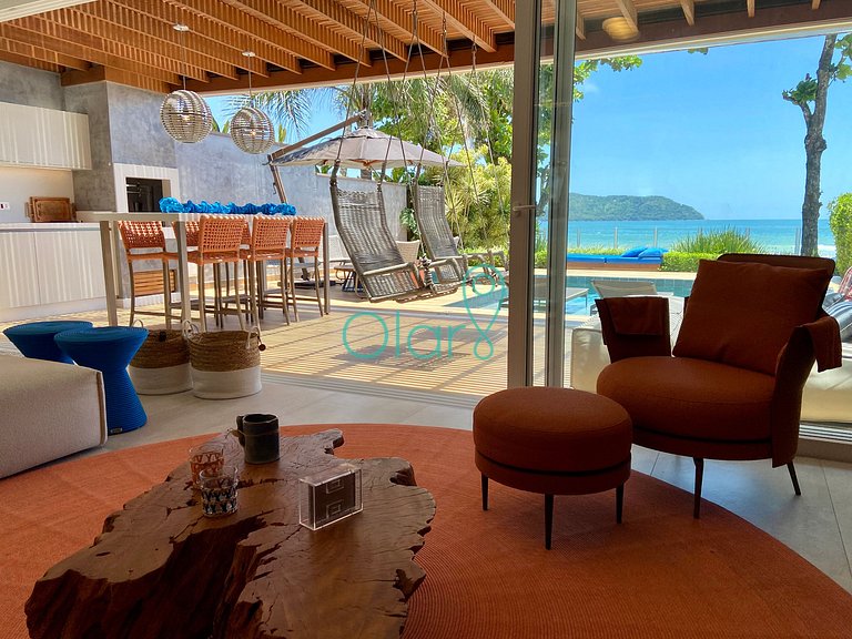 Casa Térrea Pé na Areia Espetacular