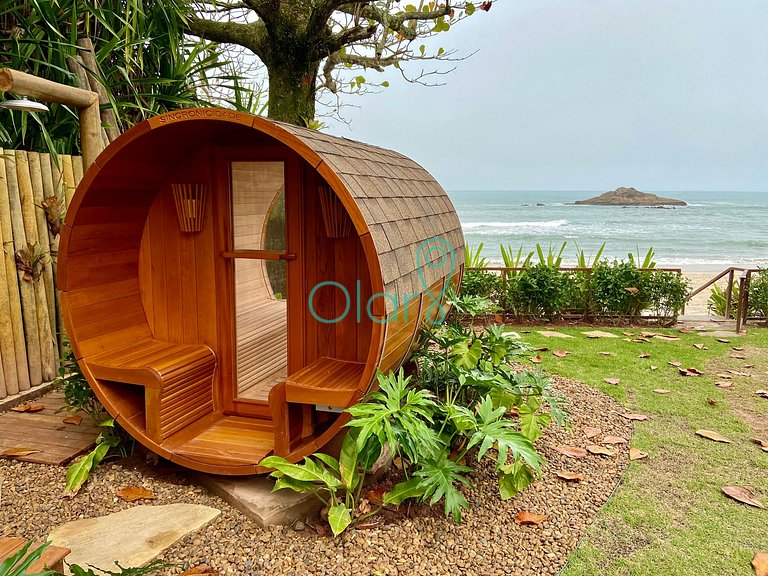 Casa fora de condomínio, pé na areia, para até 9 pessoas