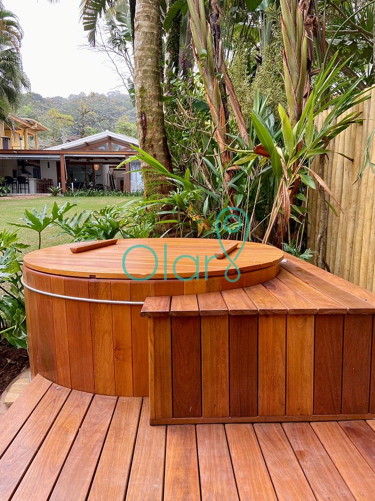 Casa fora de condomínio, pé na areia, para até 9 pessoas